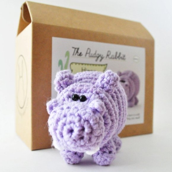 The Pudgy Rabbit Other - Hippo Crochet Kit